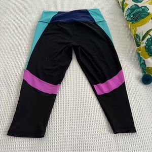 Victoria’s Secret Sport Workout Pants Bottoms Stretchy‎ Black Purple Blue